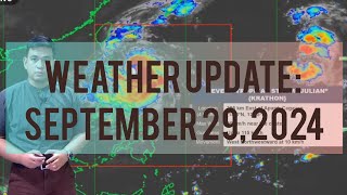 Lagay Ng Panahon Ngayong Araw Ng Linggo September 29 2024 [upl. by Sifan]