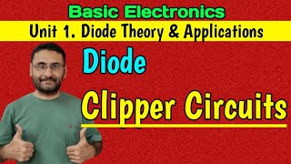 Clipper Circuits  Diode  Diode theory amp applications Basics Electronics [upl. by Murton459]