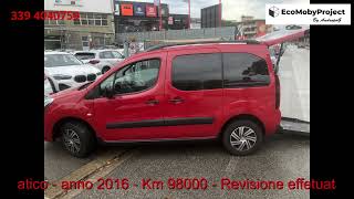 Citroen Berlingo  Autovettura trasporto disabili  USATA [upl. by Annabell]