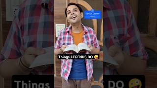 Kya Aap Bhi LEGEND Ho 🤩 Bing Bing Boo 🤪 bingbingboo relatableshorts legends [upl. by Idnac622]