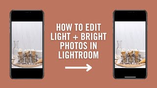 Adobe Lightroom Editing Tutorial [upl. by Amikan14]