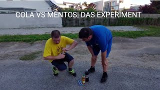 KEVIN UND PASCAL  COLA VS MENTOS DAS EXPERIMENT 2023 [upl. by Eenram]