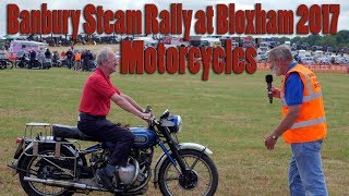 The 2017 Banbury Steam Rally at Bloxham  Vintage Motorcycles  A Dave Holden Video [upl. by Yenalem]