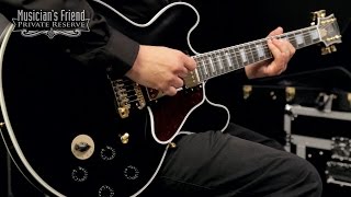 Gibson BB King Lucille SemiHollow Electric Guitar Ebony [upl. by Humfrey]