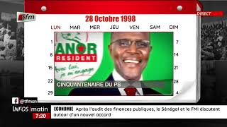 1 jour au SENEGAL  28 Octobre 1998  Commémoration à Thiès du 50ème anniversaire du Parti Socialist [upl. by Villada]