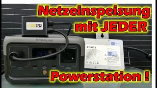 Netzeinspeisung mit jeder Powerstation ganz einfach [upl. by Jollanta]