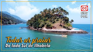 TODAS AS PRAIAS do lado Sul de Ilhabela [upl. by Herby]