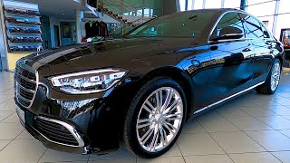 The new MercedesBenz S350d 4Matic in Obsidian Black Metallic [upl. by Brendin]