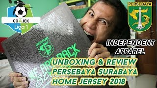 PERSEBAYA SURABAYA HOME JERSEY 2018  JEBOLIN PERSEBAYA [upl. by Hgielrebmik]