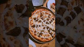 Behari Kabab Pizza at Cheezious Restaurant beharikabab pizza pizzalover cheezious foodlover [upl. by Reamy]