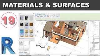 How to addpaint materials and surfaces in Revit [upl. by Ynnel144]