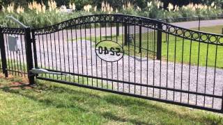 LiftMaster Solarpowered LA412 Swing Gate opener [upl. by Nyleek711]