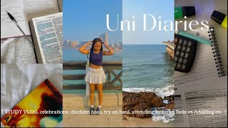 Uni Diaries  Celebrations STUDY VLOG Attending lectures Try on hauls etc SOUTH AFRICAN YOUTUBER [upl. by Ahsenaj23]