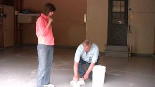 Painting a Garage Floor Part 14 Color Chip Selection [upl. by Sabas867]