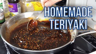 NonTraditional Teriyaki Sauce  Alcohol Free Teriyaki  Nonalcoholic Sauce  Homemade Teriyaki [upl. by Garibold]