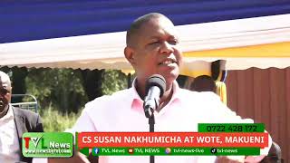 MP Mwengi Mutuse super speech at WOTE during CS Nakhumichas visit to Makueni [upl. by Chico254]