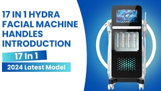 17 In 1 Hydra Facial Machine Handles Installation and Introduction  Canta Esthetic Elite System [upl. by Otha]