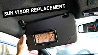 HOW TO REPLACE SUN VISOR SUN VISOR REMOVAL [upl. by Aniela205]