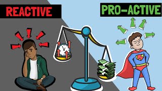 Proactive vs Reactive  How to be Proactive  Proactive Thinker [upl. by Jezrdna]