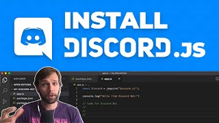 How to install Discord JS for Bot development [upl. by Ibson]