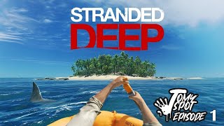 Stranded Deep Lost In Paradise episode 1 [upl. by Llednov406]