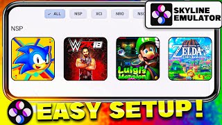 2024🔥Skyline Emulator Setup Guide In Hindi  Best Nitendo Switch Emulator  Skyline Emulator [upl. by Niatirb315]