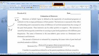 Estimation of Heterosis amp MPPA [upl. by Haddad474]