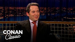 Matthew Broderick Talks About Christmas In New York  Late Night with Conan O’Brien [upl. by Philina459]