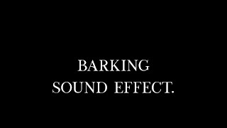 Energetic Canine Vocalization Intense Dog Barking Sound Clip Sound Effect [upl. by Malchy]