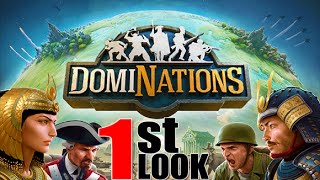 DomiNations  Civilization amp Clash of Clans COMBINED 1st Look Beta Gameplay iOSAndroid [upl. by Assilam]