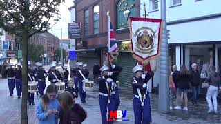 Upper Bann Fusiliers Flute Band P2  Lambeg Orange amp Blue Flute Band parade 2019 [upl. by Anividul]