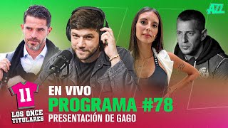 ONCE TITULARES CON NICO LUACES Y BIANCUSIL  PRESENTACIÓN DE GAGO EN VIVO  LA CRISIS DE SAN LORENZO [upl. by Dilly]