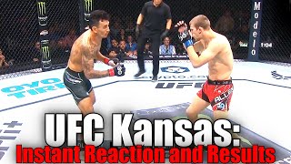 UFC Kansas City Max Holloway vs Arnold Allen Reaction and Results [upl. by Yssirhc]