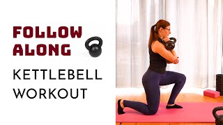 FollowAlong Kettlebell Workout [upl. by Eittel]