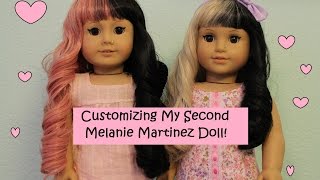 Customizing My Second Melanie Martinez Doll [upl. by Ardnuasal]