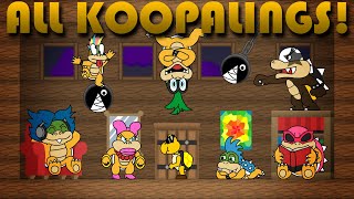 ALL KOOPALINGS LOCATIONS  A Koopas Revenge 2 1080p60 [upl. by Eceinej]