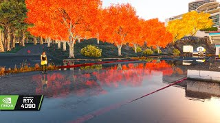 THIS NEW RAY TRACING MOD IS INSANE🔥GTA 5 AUTUMN TREES  VEGETATION REFLECTION  GTA 5 ANIMATED TREE [upl. by Alra250]