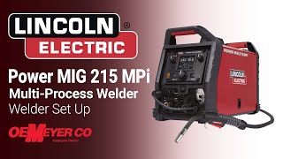 Power MIG 215 MPi MultiProcess Welder Set Up [upl. by Melac]