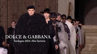 DolceampGabbana Sardegna 2024 Alta Sartoria [upl. by Saberio]