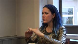 Arch Enemy France Interview Alissa WhiteGluz [upl. by Jephthah]