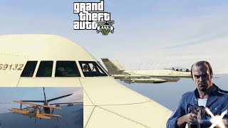 Trevor Attack On cargo plane Gta5 viralvideo gta 5600g gaming gaming gaming viralvideo 560 [upl. by Milah]