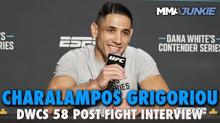 Charalampos Grigoriou Proud to Represent Cyprus in UFC After Earning Contract  DWCS 58 [upl. by Olia]