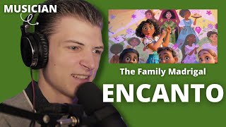 MUSICIAN REACTION to THE FAMILY MADRIGAL from ENCANTO  Musician Reacts to The Family Madrigal Video [upl. by Kinom]