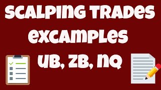 Scalping Trades  UB ZB NQ  6 Trades Explained Using Jigsaw DayTradr [upl. by Evalyn]