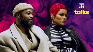 LaKeith Stanfield amp Teyana Taylor Discuss Spirituality In “The Book of Clarence”  BET Talks [upl. by Grigson528]