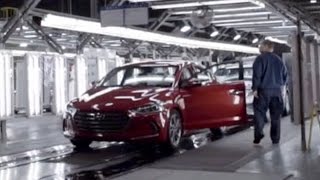 2017 Hyundai Elantra production at the Alabama plant USA [upl. by Schmitt]