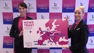 Nowe loty Wizz Air 27112017 [upl. by Enoval999]