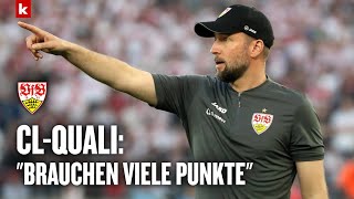 VfB in der Champions League Hoeneß quotDieses Jahr braucht man verdammt viele Punktequot I VfB Stuttgart [upl. by Anikal613]