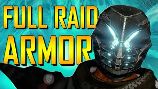 Destiny  Full Hunter Crota’s End Raid Armor [upl. by Ligriv]