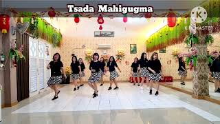 Tsada Mahigugma  Line Dance  Demo  Beauty LD Kosambi  Mei2 LD Class [upl. by Brost]